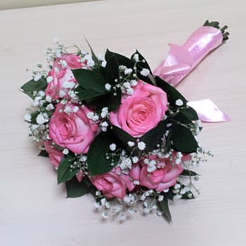 Букет невесты Розовая радость